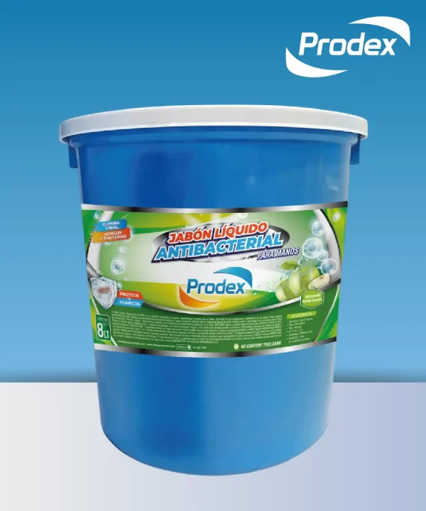 Jabón Liquido Prodex Antibacterial Manzana 8LT_7