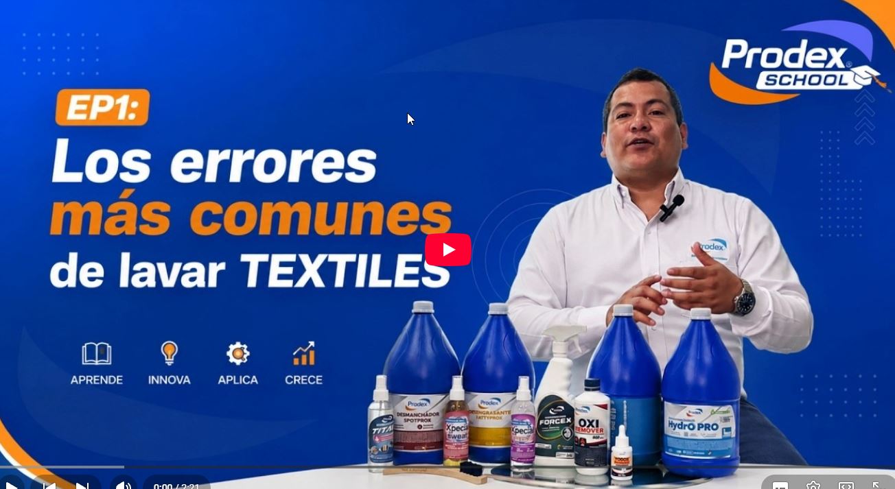 LOS ERRORES MÁS <br>COMUNES DE LAVAR TEXTILES 